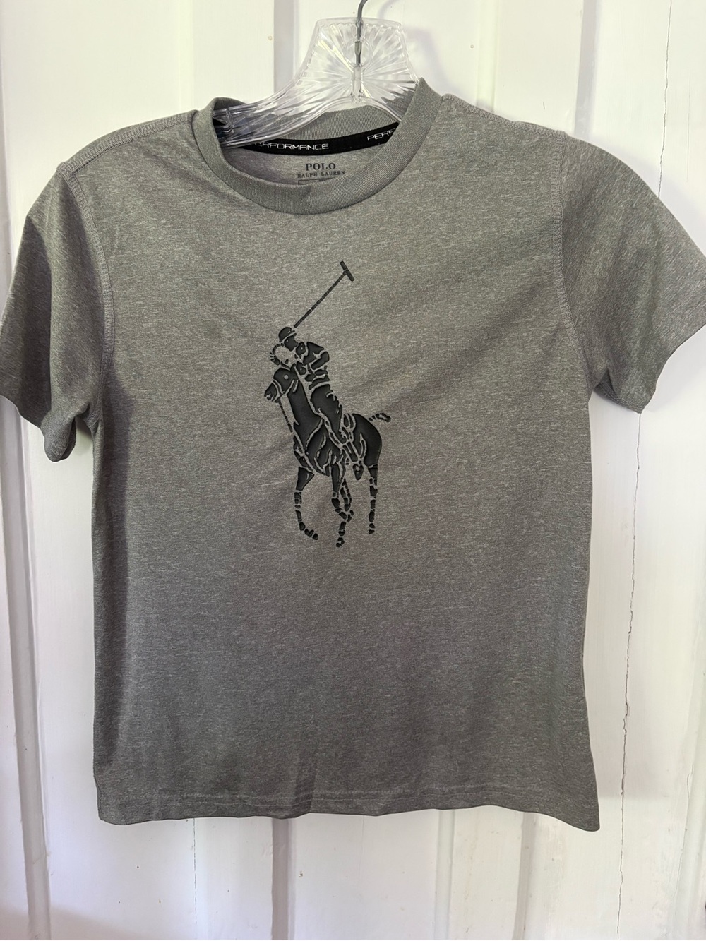 Ralph Lauren Performance Crewneck Tee in Heather Gray
